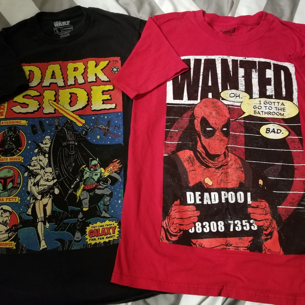 T-Shirts x 2 Marvel